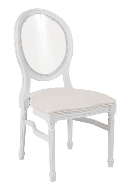 louis chair white
