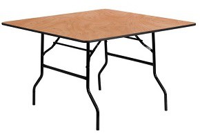 4x4 Square Tables Wood