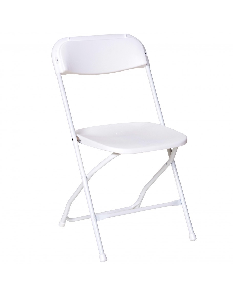 White Standard Plastic Chair White Standard Plastic Chair