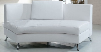 White sectional piece ''B'' White sectional piece ''B''