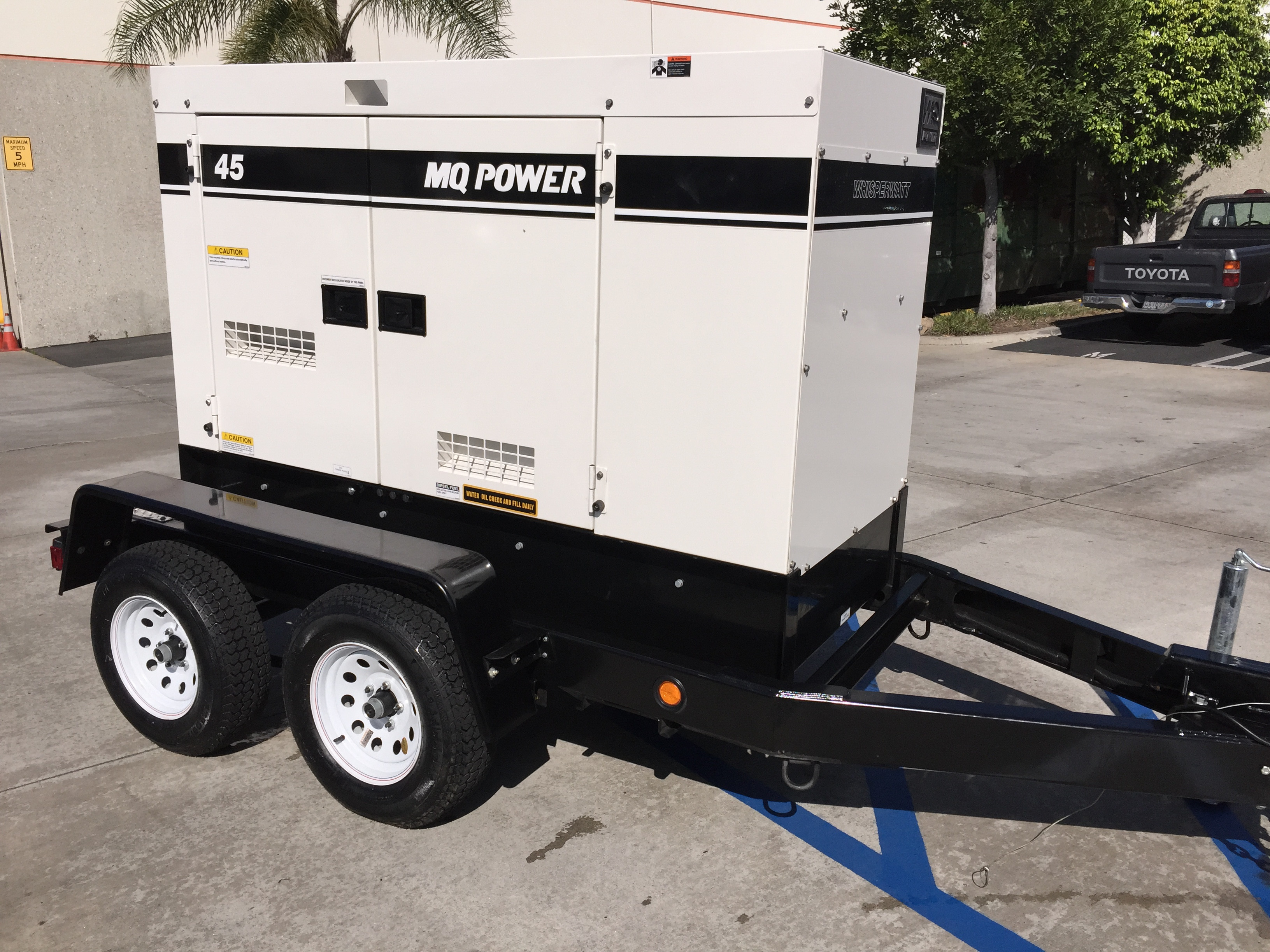 Diesel Generator, 45 KVA (36KW) TOW Diesel Generator, 45 KVA (36KW) TOW
