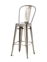 Industrial Gunmetal Barstools Industrial Gunmetal Barstools