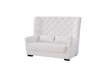 White Loveseat White Loveseat