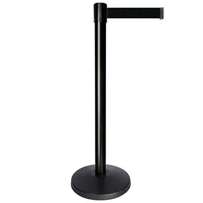 Black Retractable Stanchion Black Retractable Stanchion