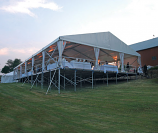 Portable elevated Flooring - Elevated decking for events
