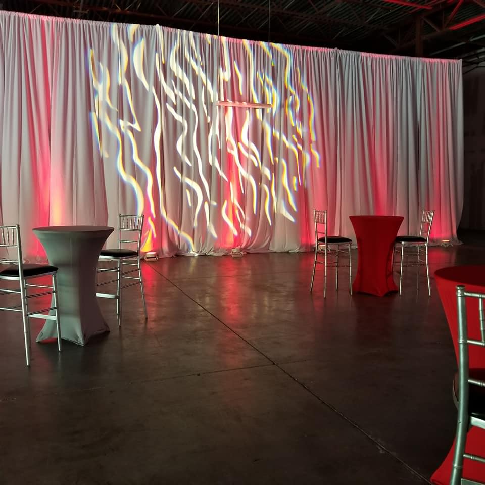 Pipe & Drape Linear Ft  White up to 20 ft Height Pipe & Drape Linear Ft  White up to 20 ft Height