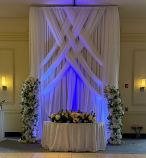 Main Table Backdrop 14ft Custom Swags