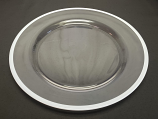 Clear/ White Salad Plate