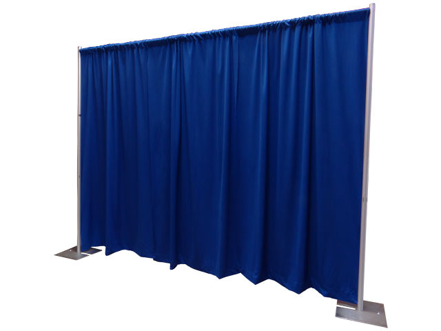 Pipe and Drape Royal Blue 14ft height Pipe and Drape Royal Blue 14ft height