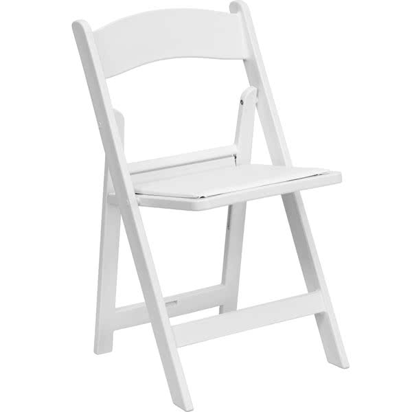 White Garden Padded Chairs White Garden Padded Chairs